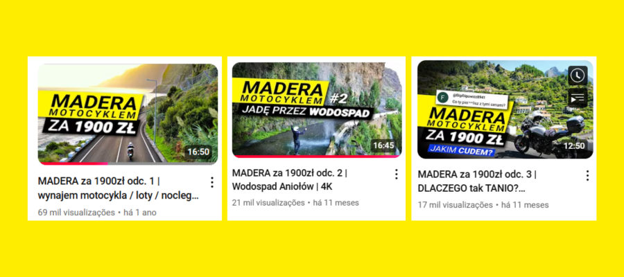 Descubra a Madeira sobre duas rodas com Kanał Motocyklowy e Vive Madeira